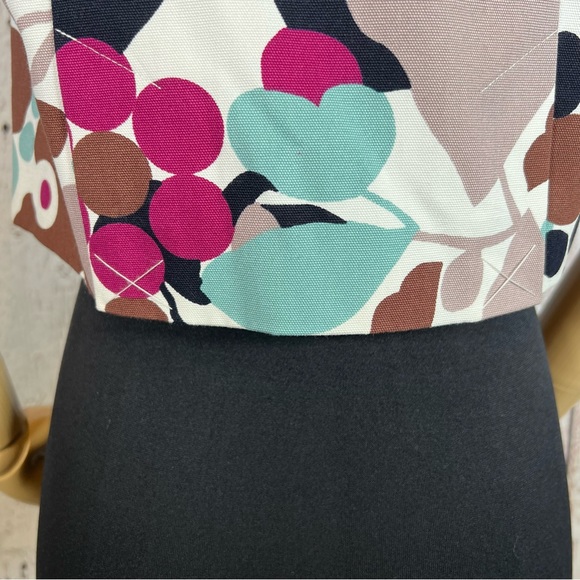 🎉HP🎉 NEW NWOT Hinge Floral Abstract Short Sleeve Cropped Blazer Jacket SMALL - Picture 10 of 16